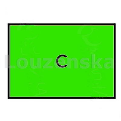 Etikety 16x23mm Motex signální zelené