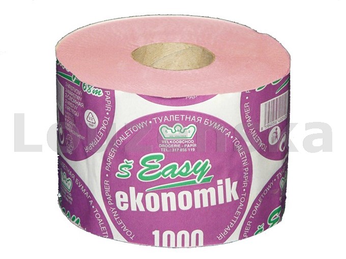 Toal. papír 2vrs/1000utr EASY růžový
