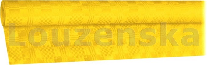 Ubrus papír. 8x1,2m žlutý role