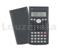Kalkulačka DL-E1710 vědecká tm.šedá DELI