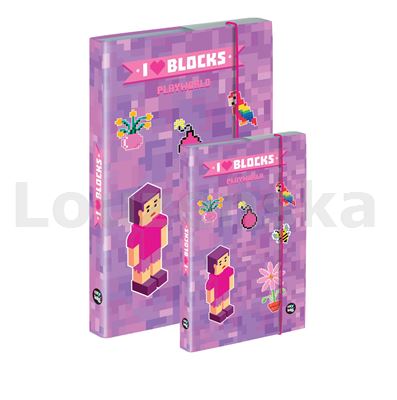 Box A5 školní s klopou Playworld Girl