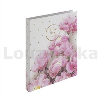 Pořadač A4 4kr. r25 Romantic magnolie