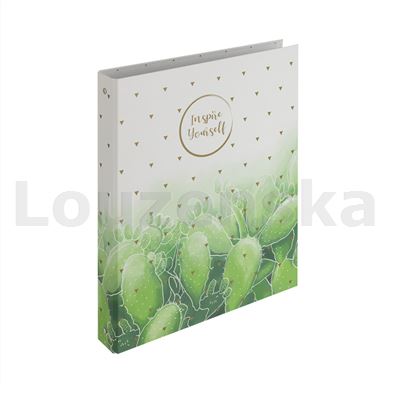 Pořadač A4 4kr. r25 Romantic kaktus