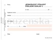 Výdajový doklad jedn. SP A6/100l 1303 OPTYS