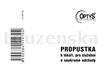 Propustka A7/100l 1147 OPTYS