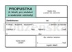 Propustka A7/100l 1147 OPTYS
