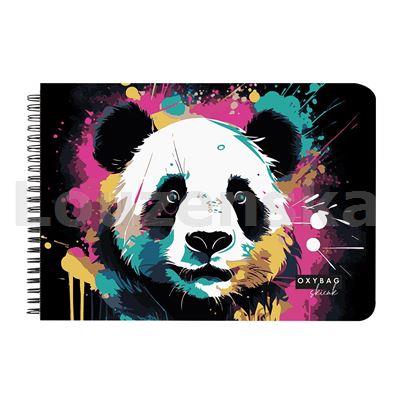Skicák A3 spirála/40l 190g Panda