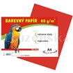 Barevný papír A4 80g/100l červený