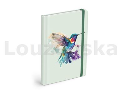 Blok 13x18cm s gumou/120l linka Kolibřík