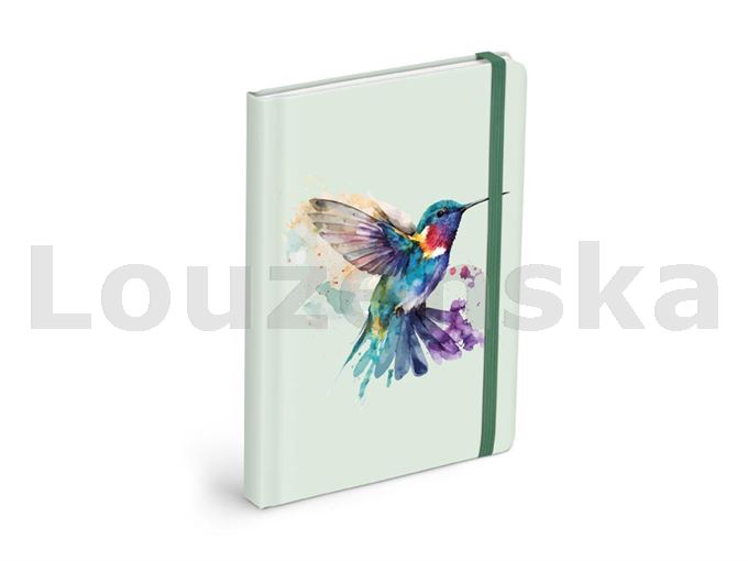 Blok 13x18cm s gumou/120l linka Kolibřík