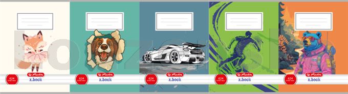 Sešit 624 bezdřevý potisk HERLITZ