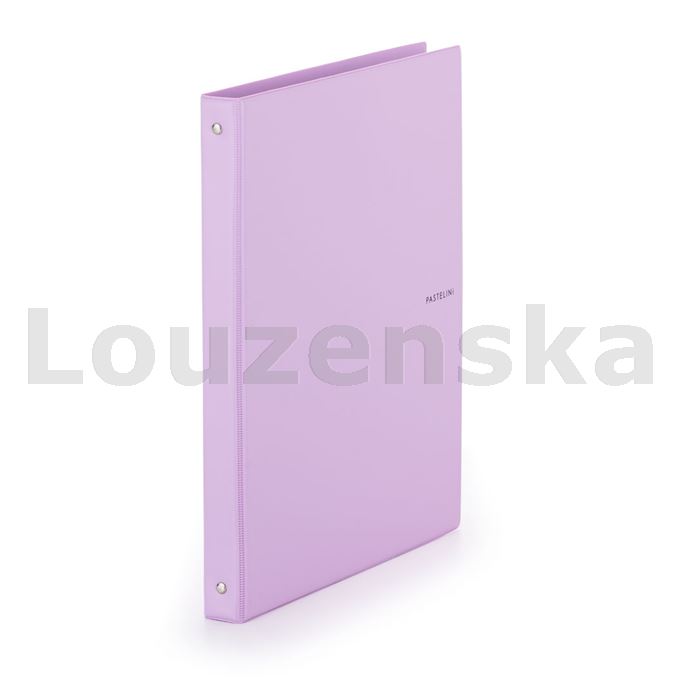 Kroužkový zápisník A4 4kr. PVC Pastelini fialový