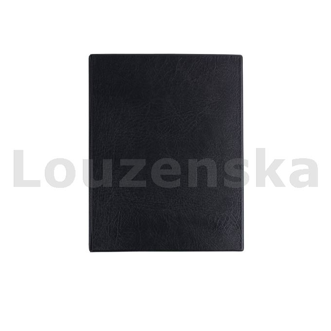Kroužkový zápisník A4 4kr. s registrem A-Z Hanibal černý