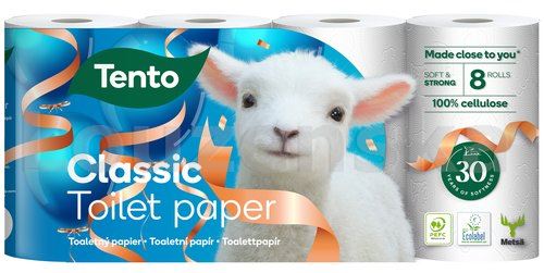 Toal. papír 3vrs/150utr/8ks Elegance bílý