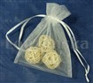 Sáček organza 13x10cm bílý 001 NIXE