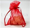Sáček organza 20x14cm červený 003 NIXE 