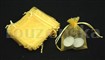 Sáček organza 23x15cm zlatý