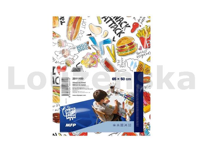 Ubrus pracovní 50x65cm Snack Attack MFP