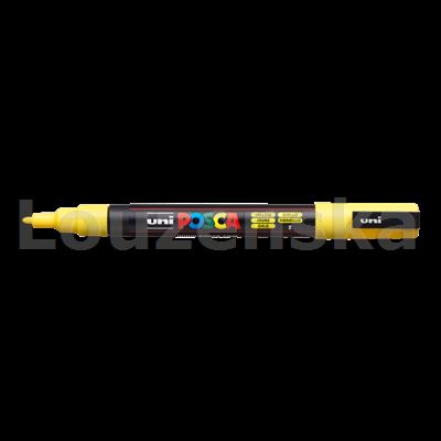 Akryl.popisovač Posca PC-3M žlutý