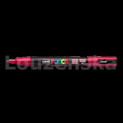 Akryl.popisovač Posca PC-3M tm.červený