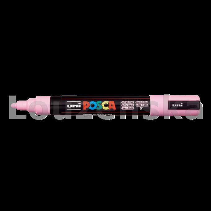 Akryl.popisovač Posca PC-5M sv.růžový