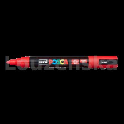 Akryl.popisovač Posca PC-5M červený
