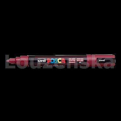 Akryl.popisovač Posca PC-5M bordó