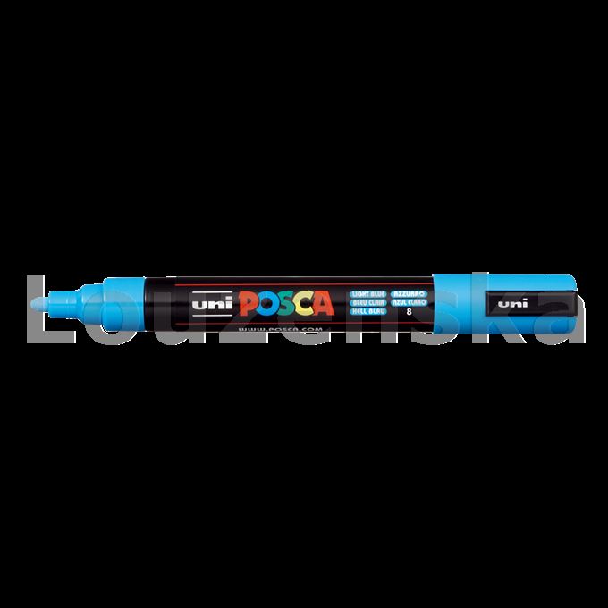 Akryl.popisovač Posca PC-5M sv.modrý
