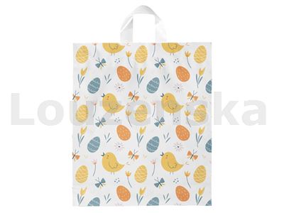 Taška igelit. s uchem velik. Kuřátka 40x46x8cm 