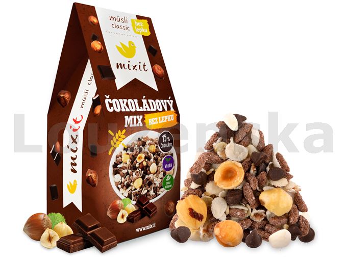 Müsli classic - Čokoládový mix bez lepku 430g MIXIT