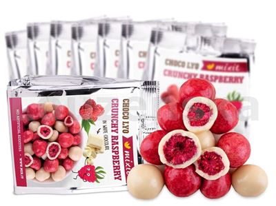 Křupavé maliny v čokoládě do kapsy 70g MIXIT