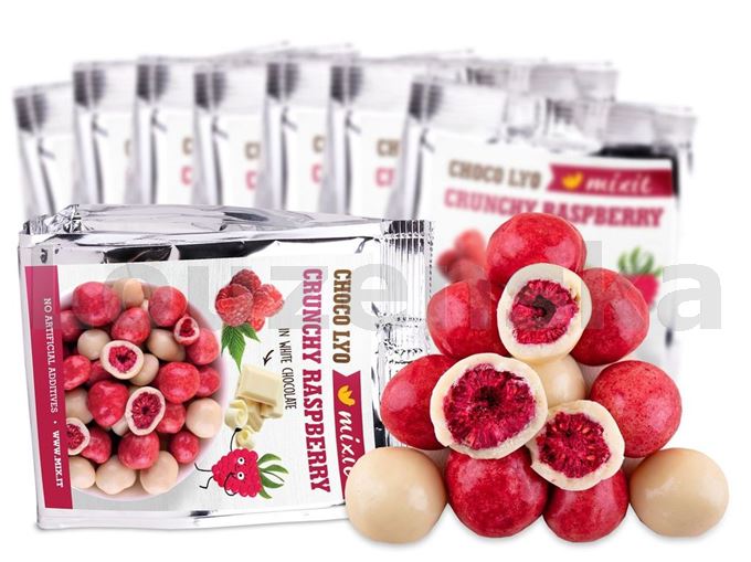 Křupavé maliny v čokoládě do kapsy 70g MIXIT