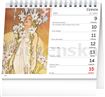 Kal. Alfons Mucha stolní PRESCO 2025