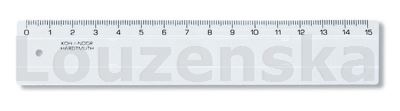 Pravítko 15cm plastové čiré KOH-I-NOOR  