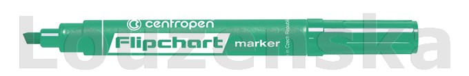 8560 zelený značkovač Flipchart CENTROPEN
