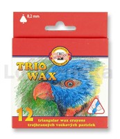 Voskovky tíhranné sada 8272/12barev KOH-I-NOOR