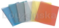 Desky A4 4kr. 2cm plast prhledné Lines mix barev