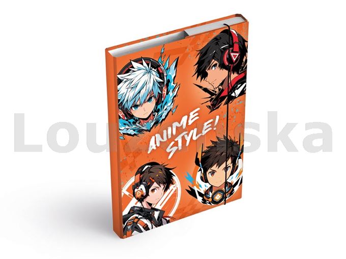 Box A5 školní s gumičkou Anime Style MFP