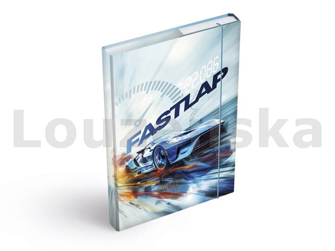 Box A5 školní s gumičkou Auto MFP