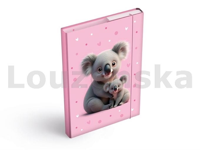 Box A4 školní s gumičkou Koala MFP