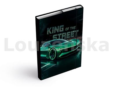 Box A4 školní s gumičkou King of Steet MFP