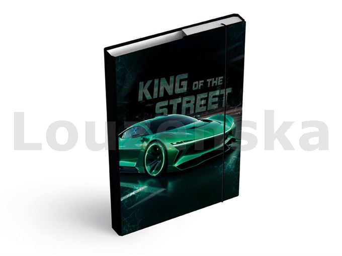 Box A4 školní s gumičkou King of Steet MFP