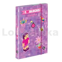 Box A4 školní s gumičkou Playworld Girl