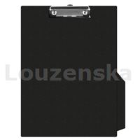 Desky s klipem A4 s poutkem černé DONAU