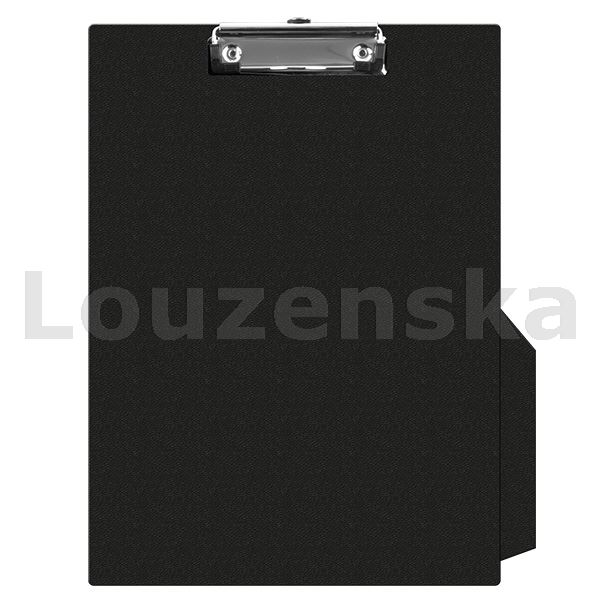 Desky s klipem A4 s poutkem černé DONAU