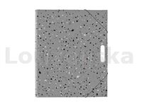 Desky na výkresy A4 s gum.a průhm. Terrazzo šedé MFP