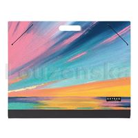 Desky na výkresy A4 s gum.a průhm. Picasso Aurora