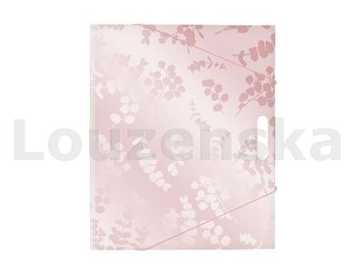 Desky na výkresy A3 s gum.a průhm. růžové MFP
