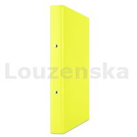 Pořadač A4 2kr. 3,5cm polypropylen žlutý DONAU