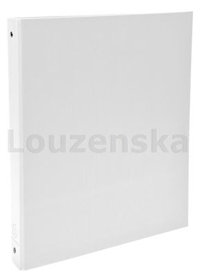 Pořadač A4 4kr. 3cm polypropylen bílý EXACOMPT